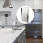 Stainless Steel Trash Bin Lid, Flip-Top Trash Bin Lid, Embedded Balanced Swing Flip-Top Trash Bin Lid